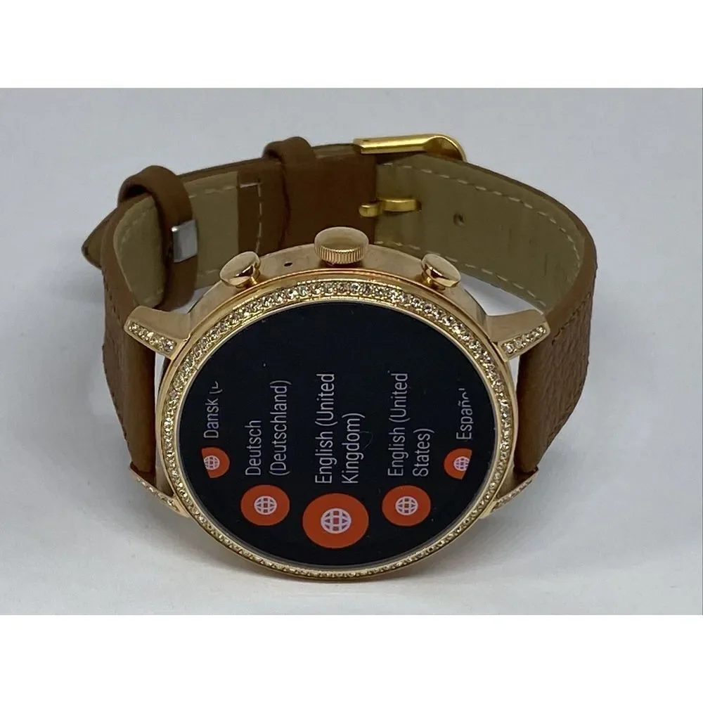 Fossil Gen 4 Authentic Digital Dial Smart Watch Custom Band FTW6015 CO128